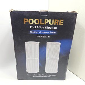 PoolPure Pool Spa Hot Tub Filter‎ 2 Pack PLFPRB25-IN Open Box Filters SEALED NEW